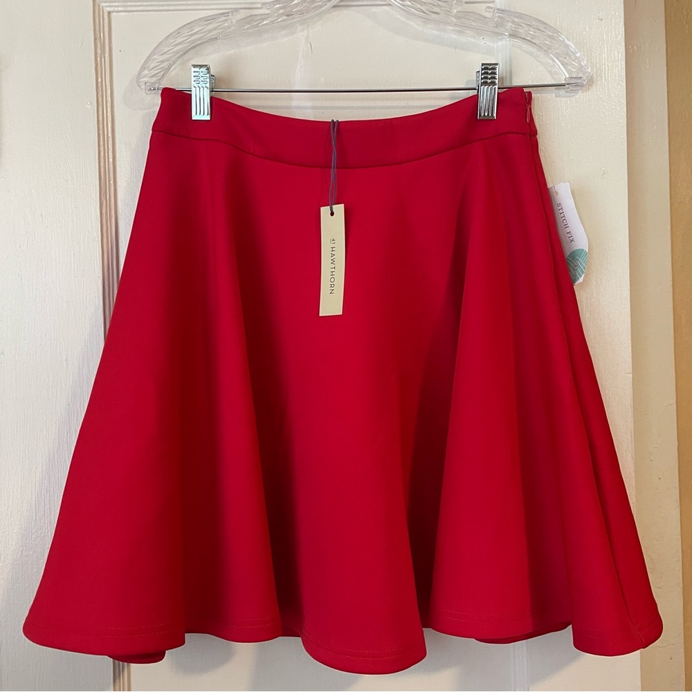Red Circle Skirt